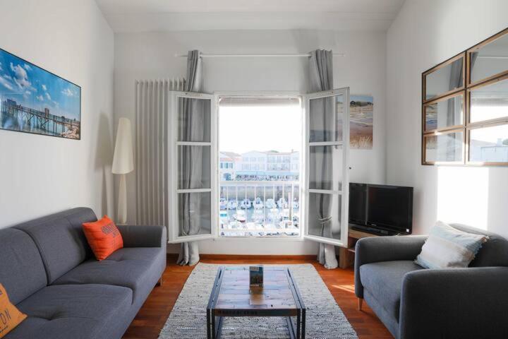 Sur L'Ilot De St Martin Au Centre Du Port Vue Exceptionnelle ! Apartment Saint-Martin-de-Ré Екстериор снимка